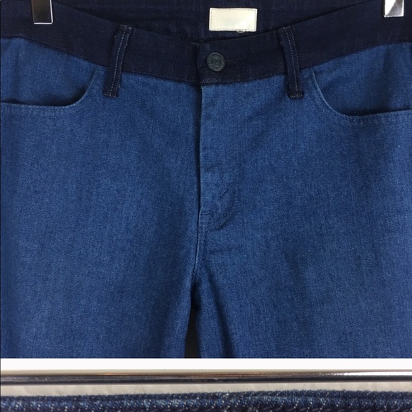 MOTHER Colorblock Looker Geometric Lies Jeans - Picture 4 of 6